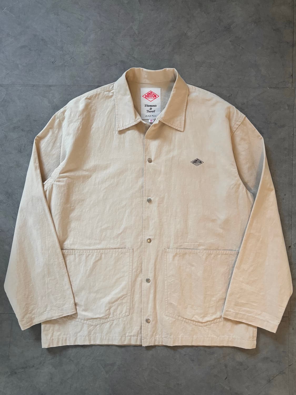 DANTON 단톤 25SS 린넨 라이트 커버올 자켓 상품이미지1