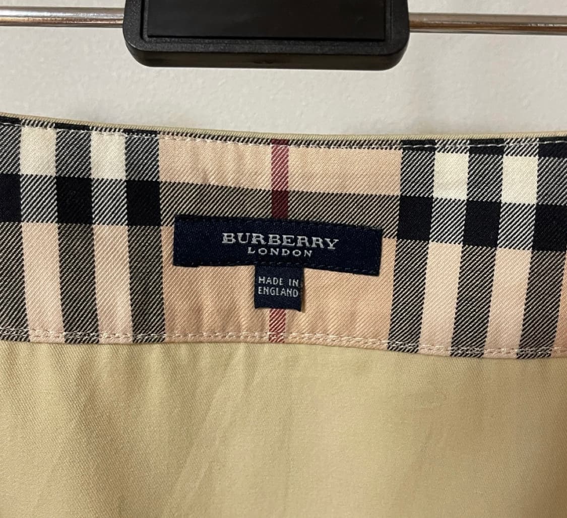 Burberry 버버리 베이지 스커트 made in england 상품이미지2