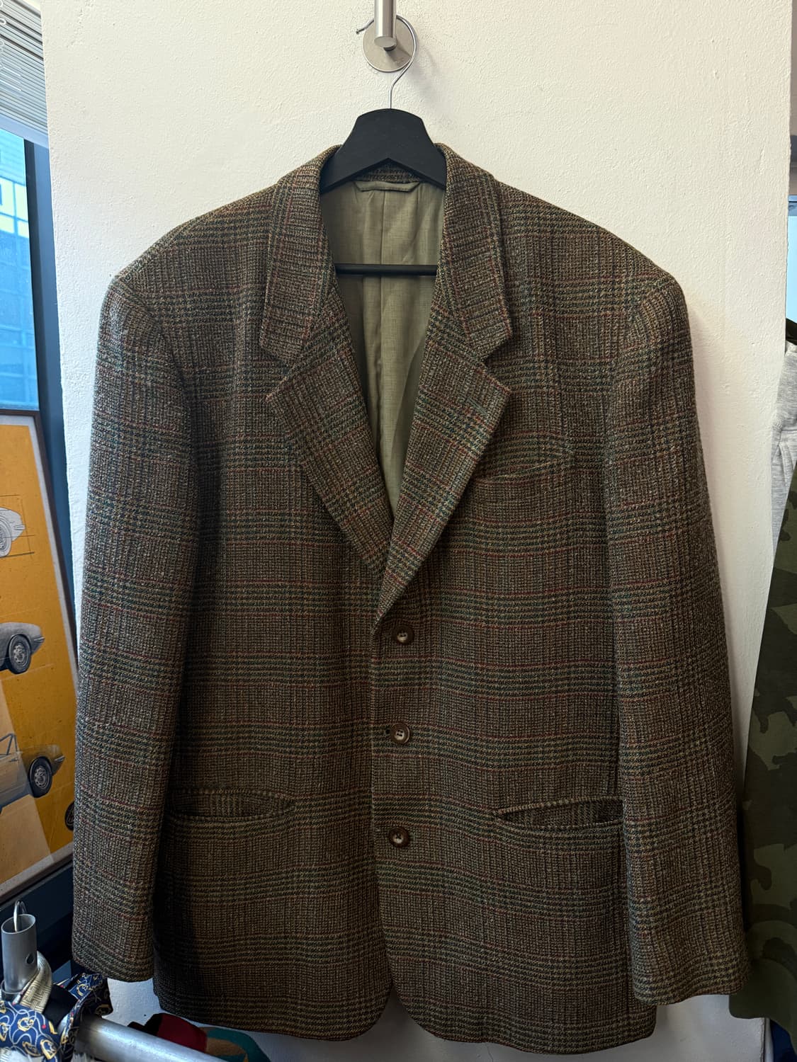 90s Valentino 울 3버튼 블레이저 XL 상품이미지1