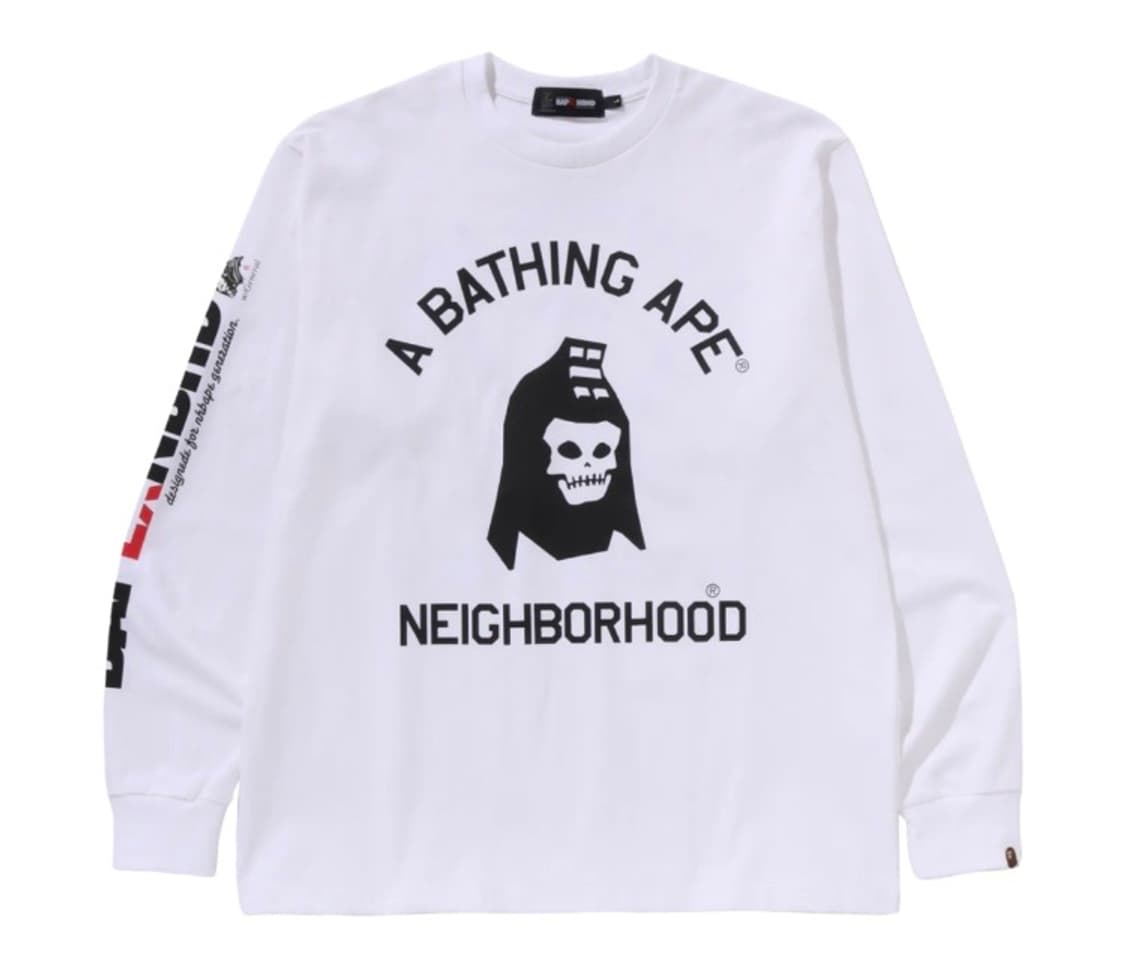 베이프 X 네이버후드 슬리브 상품이미지2