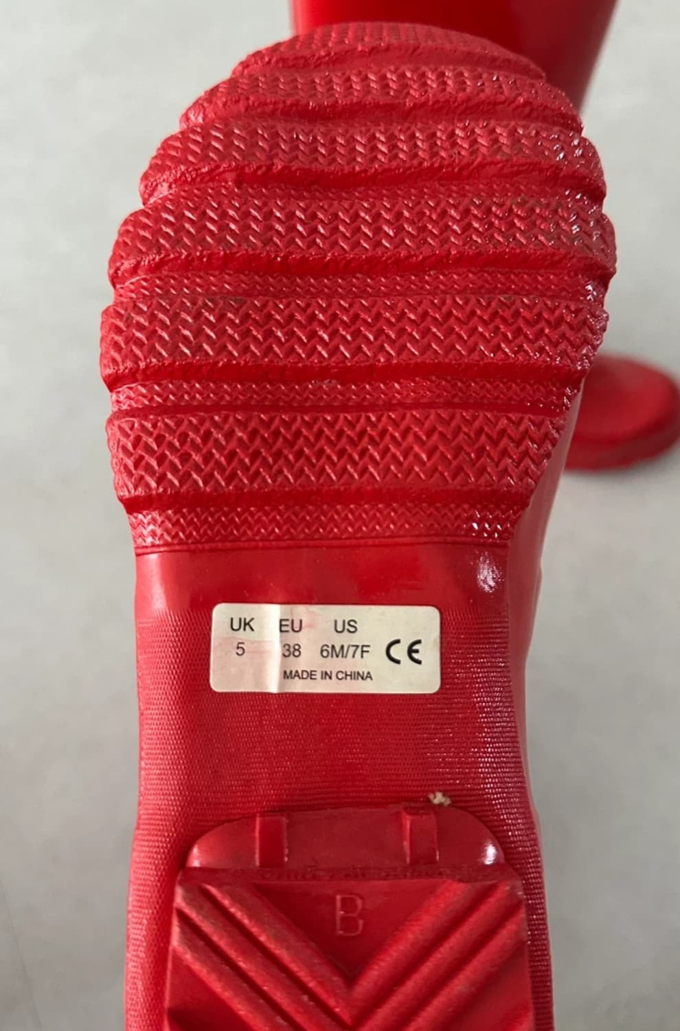 헌터 레인부츠 레드 글로시  상품이미지4