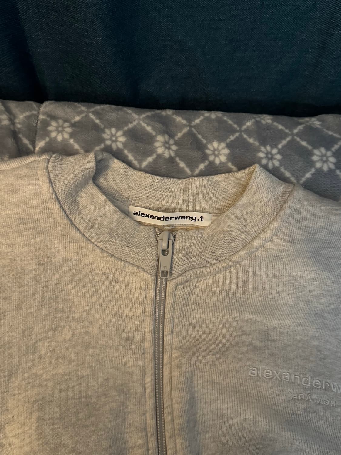 Alexander wang / 알렉산더 왕 크롭 자켓 코튼 그레이 상품이미지2