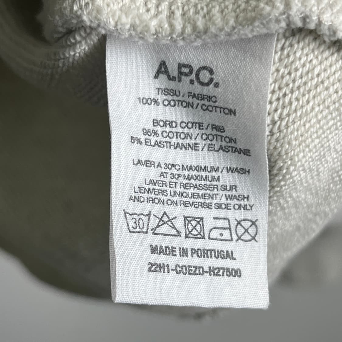 A.P.C 아페쎄 루퍼스 맨투맨 M 상품이미지8