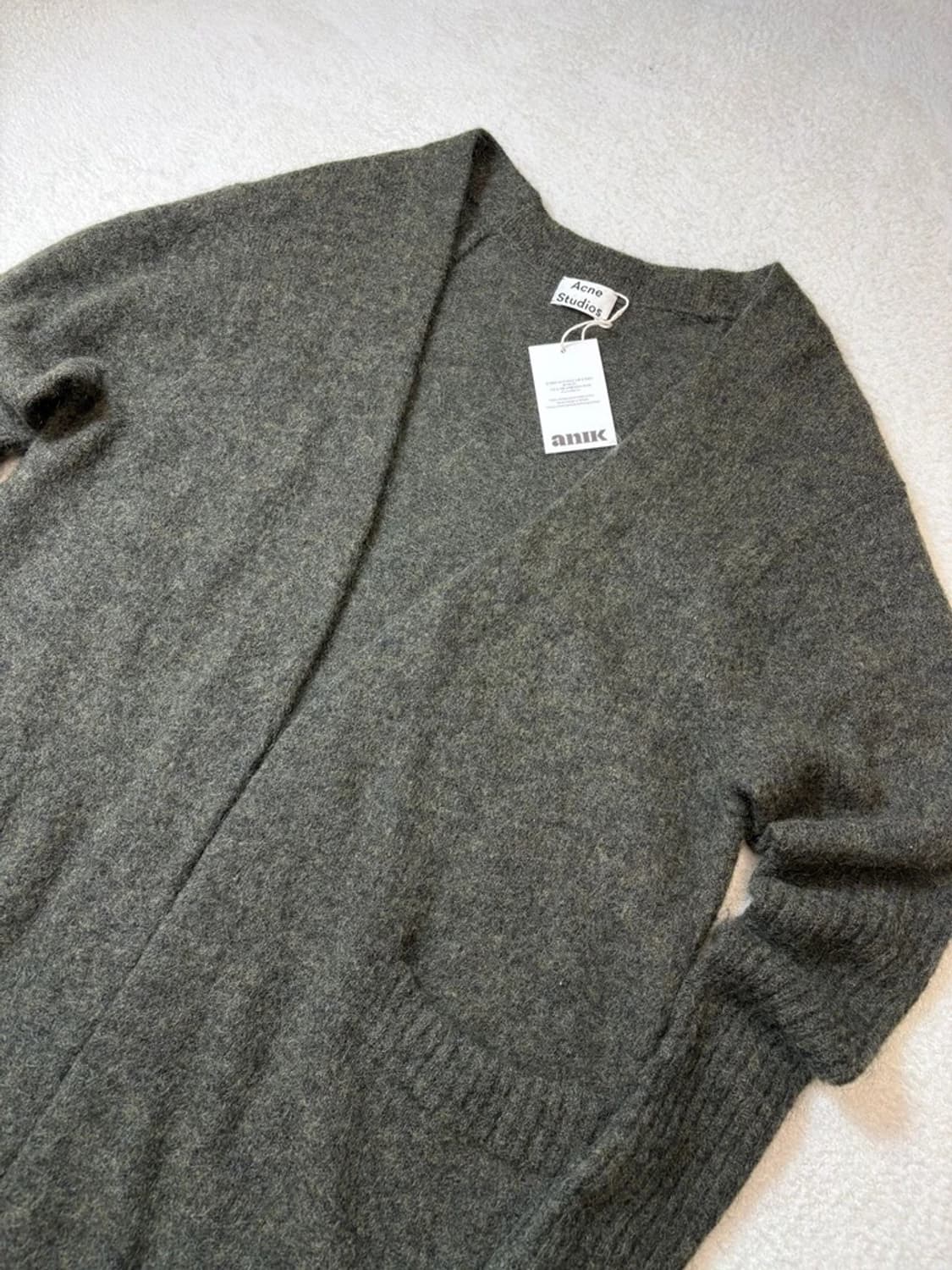 아크네스튜디오 ACNE 모헤어 롱 니트 가디건 PN6080 상품이미지3