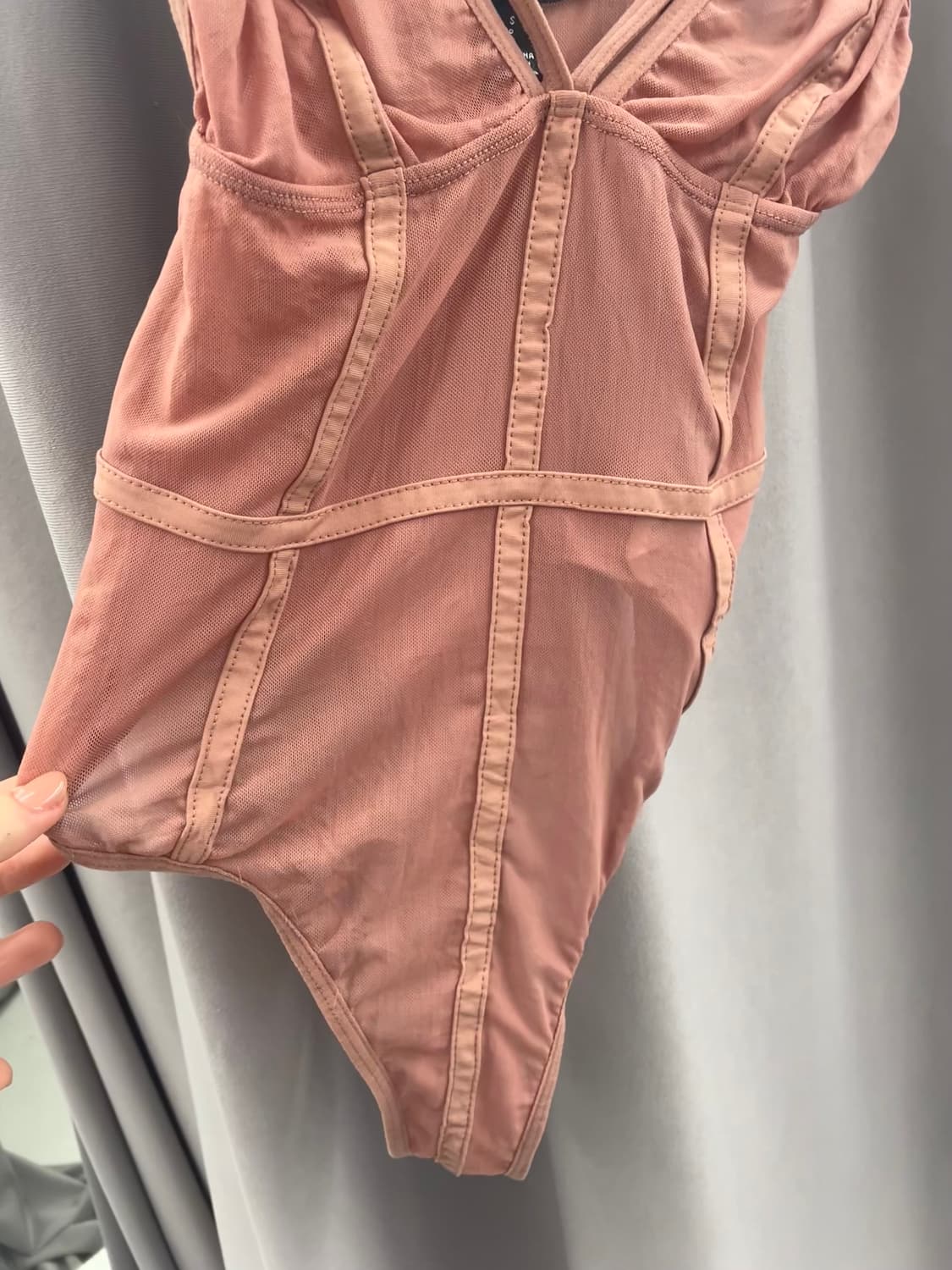 스킨피치 컬러 바디수트  상품이미지2