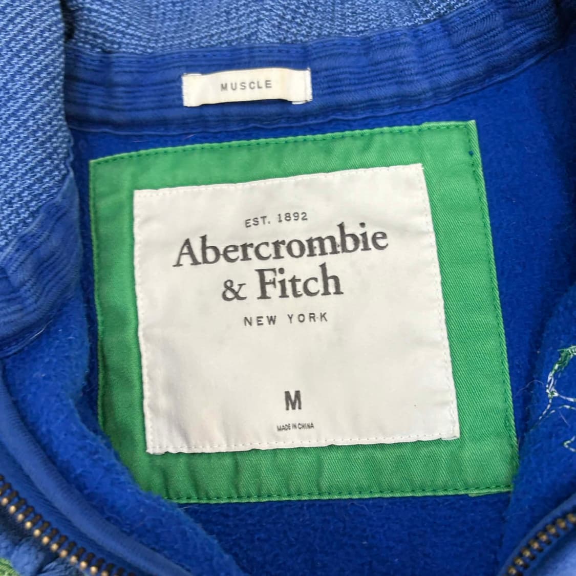 아베크롬비 영파씨 착용 대장급 올드스쿨 후드집업 희귀져지(M) 상품이미지5