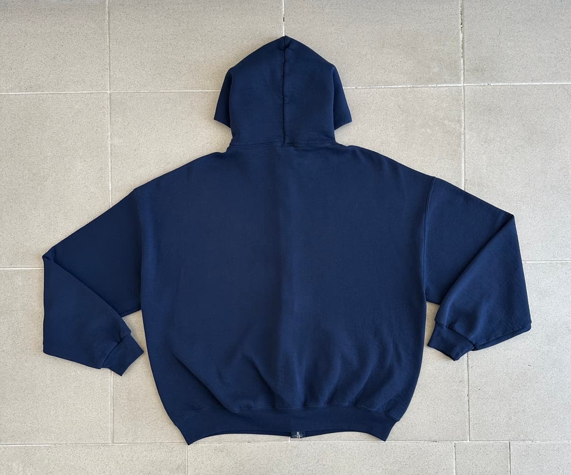 00s 빈티지 러셀 후드집업 네이비 XL 상품이미지2