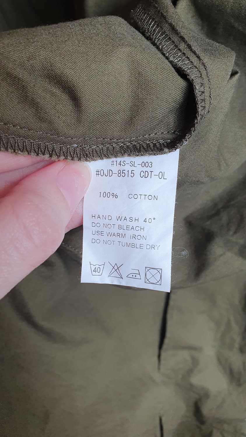 단톤 올리브 발마칸 코트 40 상품이미지4