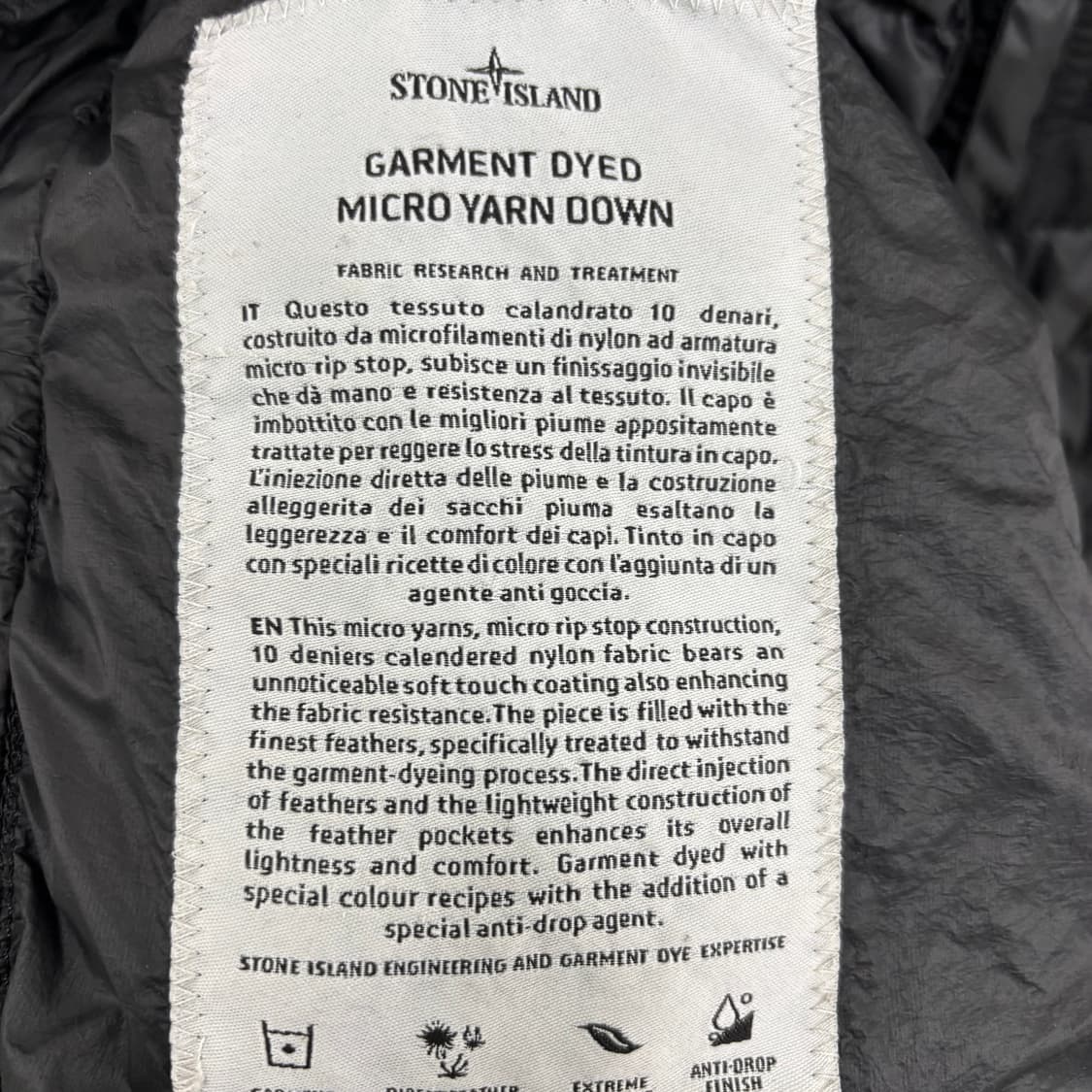 [XL]스톤아일랜드 마이크로얀 셔츠 패딩 상품이미지4