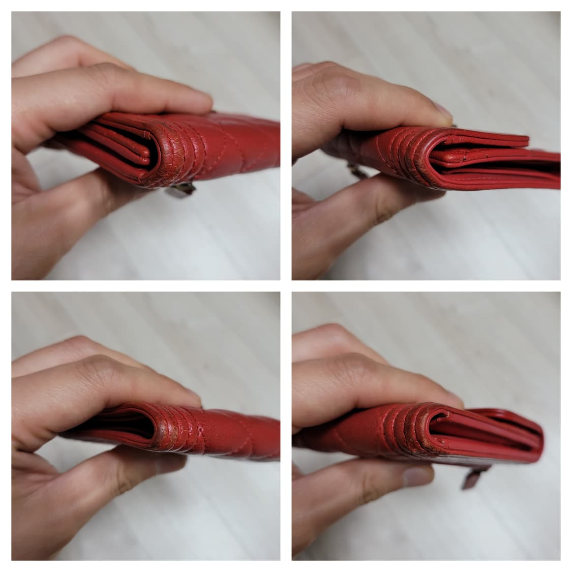 정품 샤넬 보이 캐비어 반지갑 상품이미지5