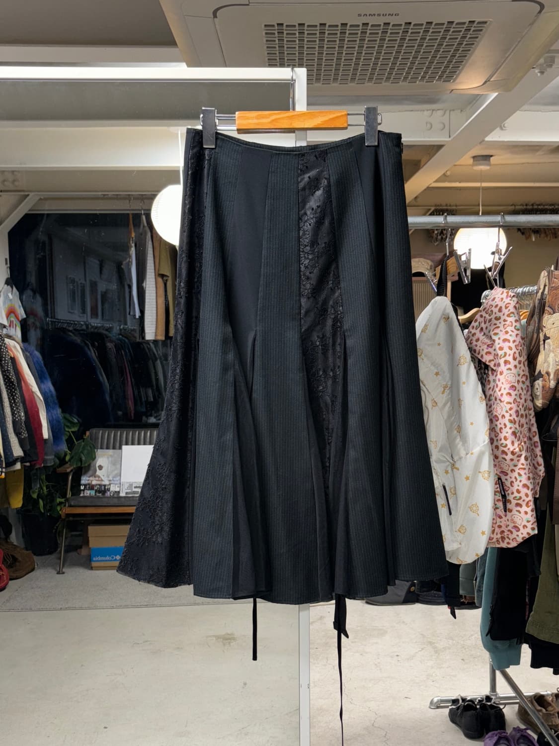 Nero 패널 레이스업 스커트 상품이미지3