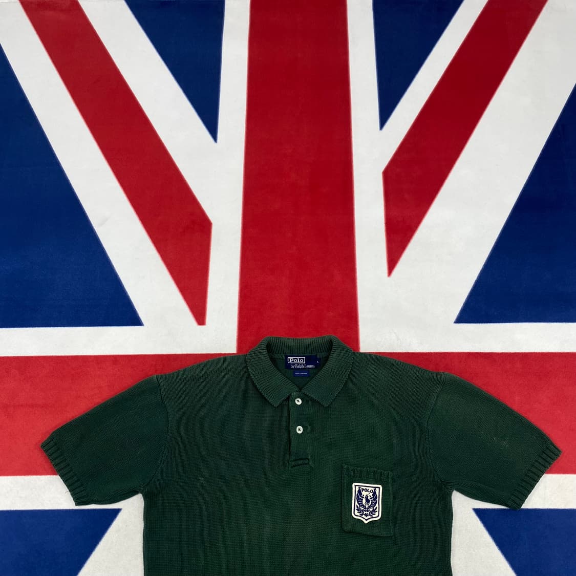 폴로 반팔 카라니트 L  상품이미지2