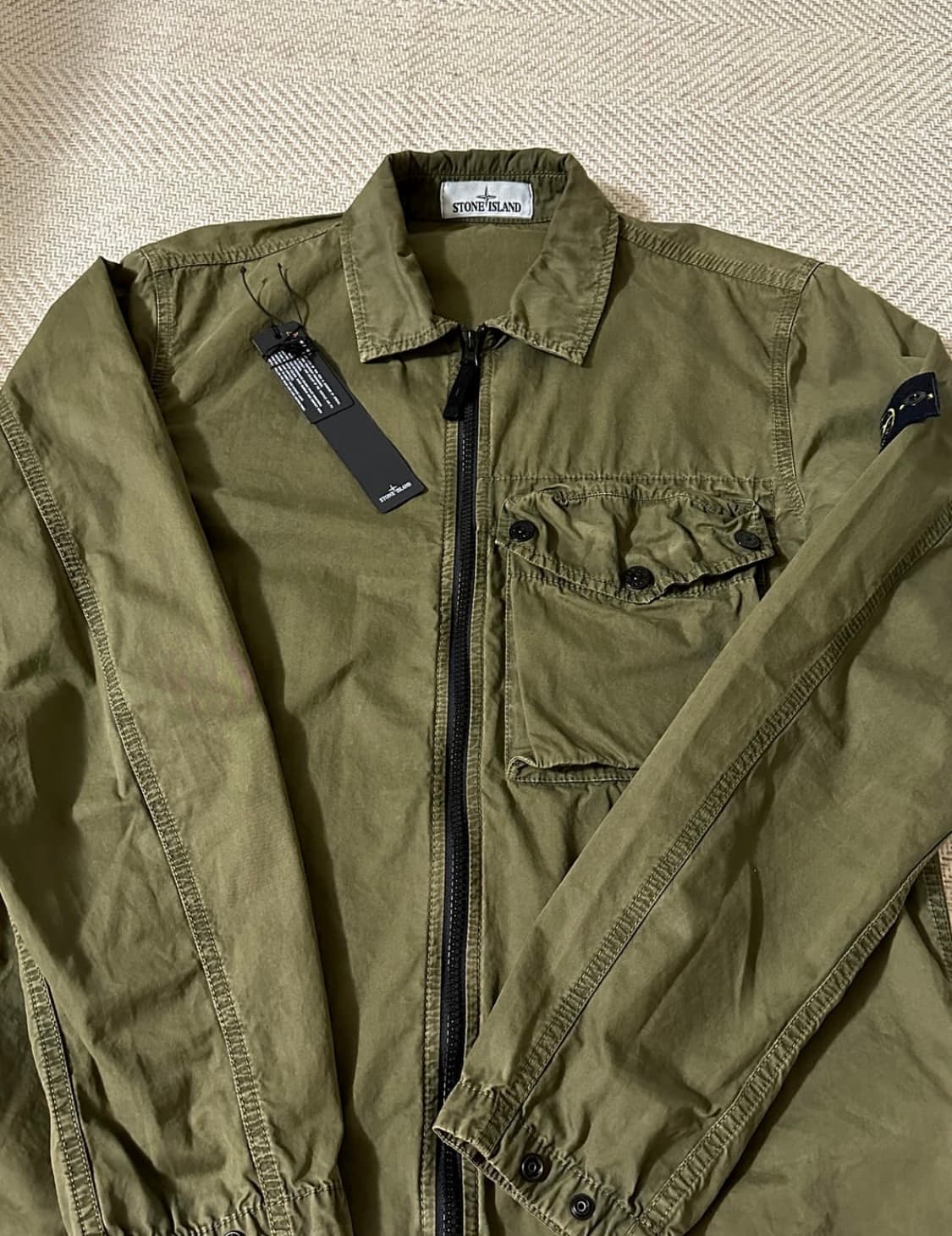 스톤아일랜드 117WN 올드이펙트 오버셔츠 상품이미지3