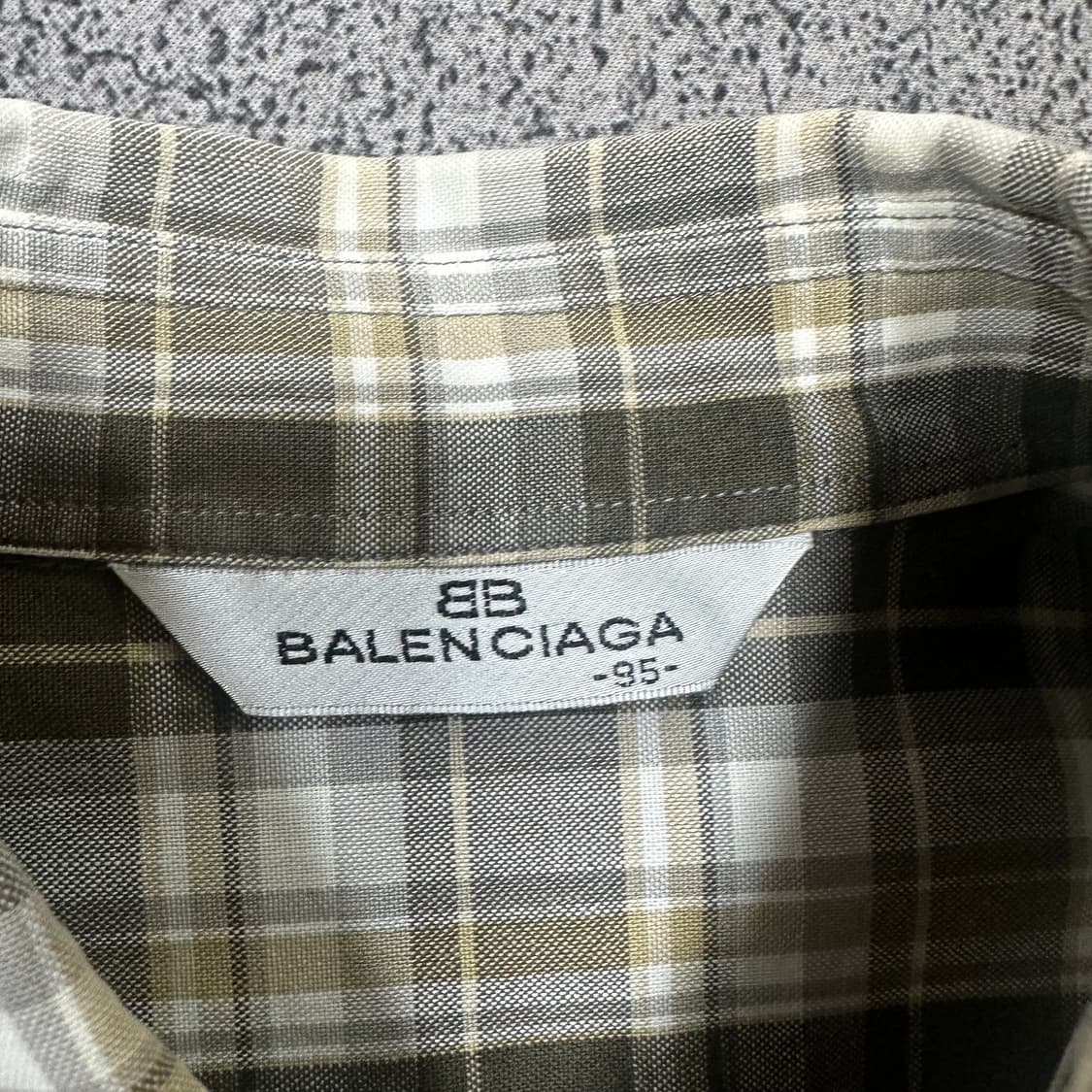 ✨ (바배) 발렌시아가 올드스쿨 체크 셔츠  상품이미지3