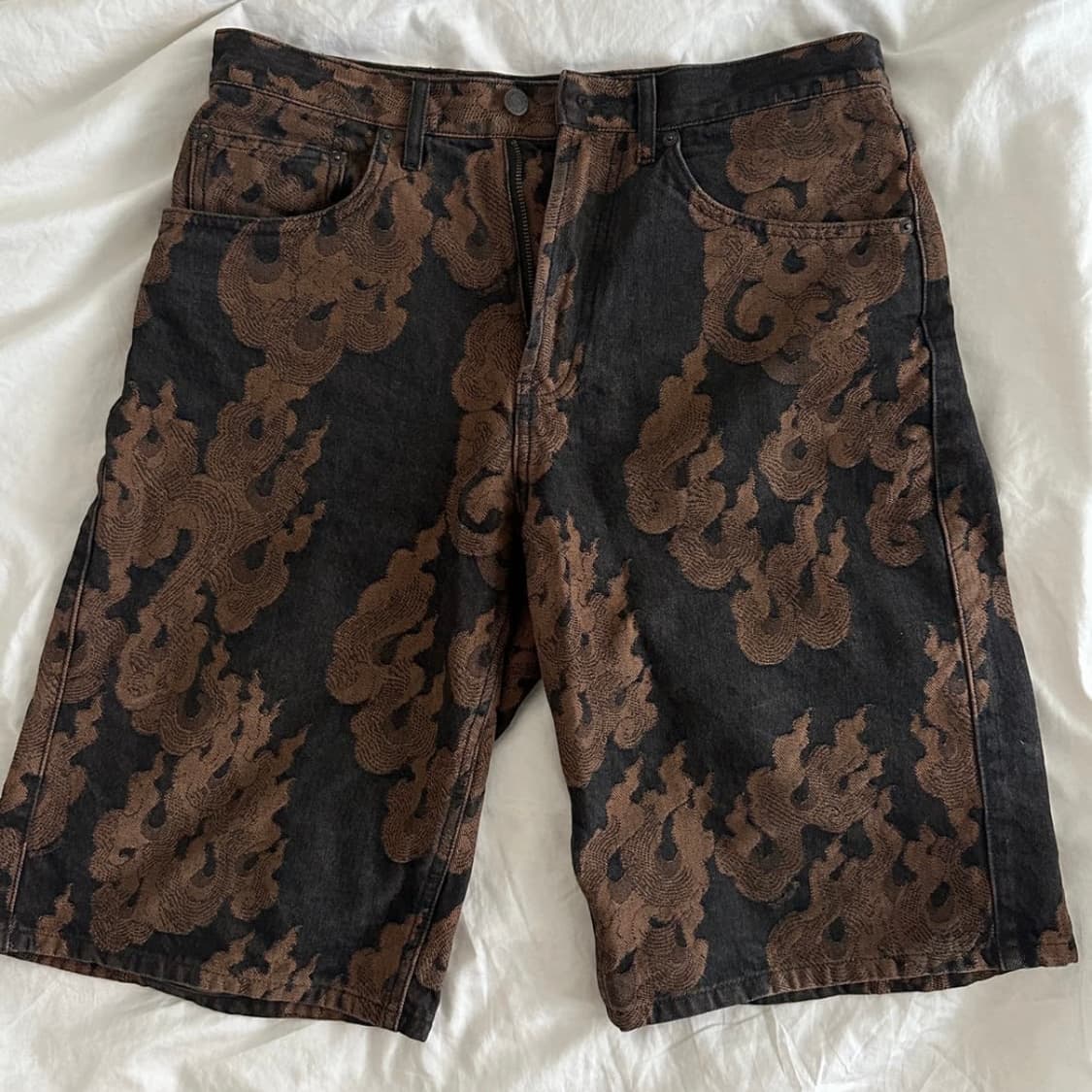 슈프림 블랙 데님 쇼츠 30 상품이미지1