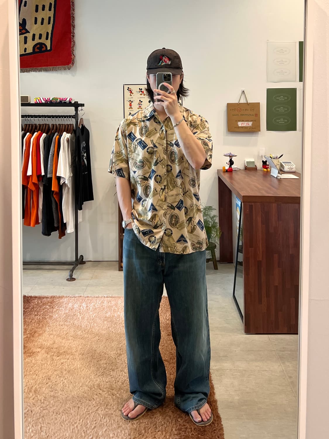00s Pendleton 펜들턴 빈티지 패턴 반팔 셔츠 상품이미지2