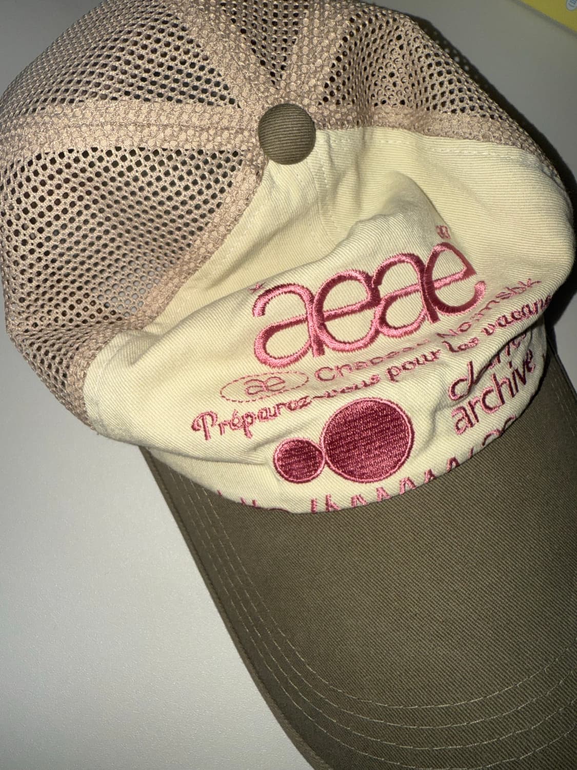 aeae 올리브 베이지 모자 5ㅎ 상품이미지1