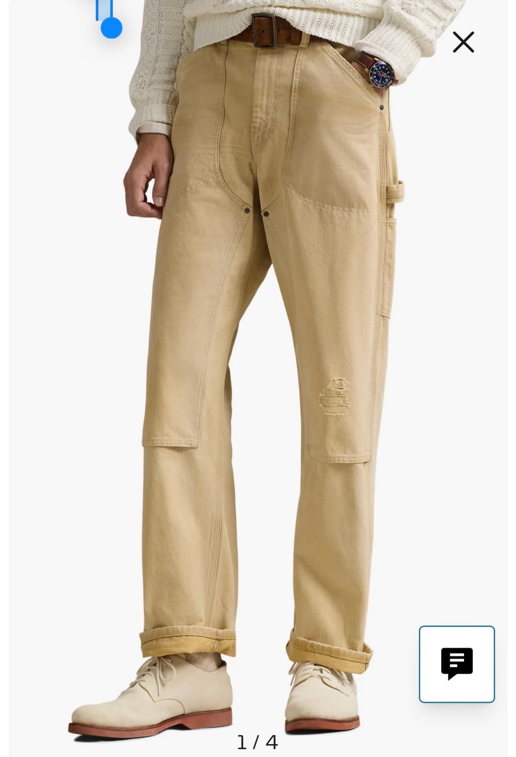 폴로 컨버스 카고팬츠 더블니 상품이미지1