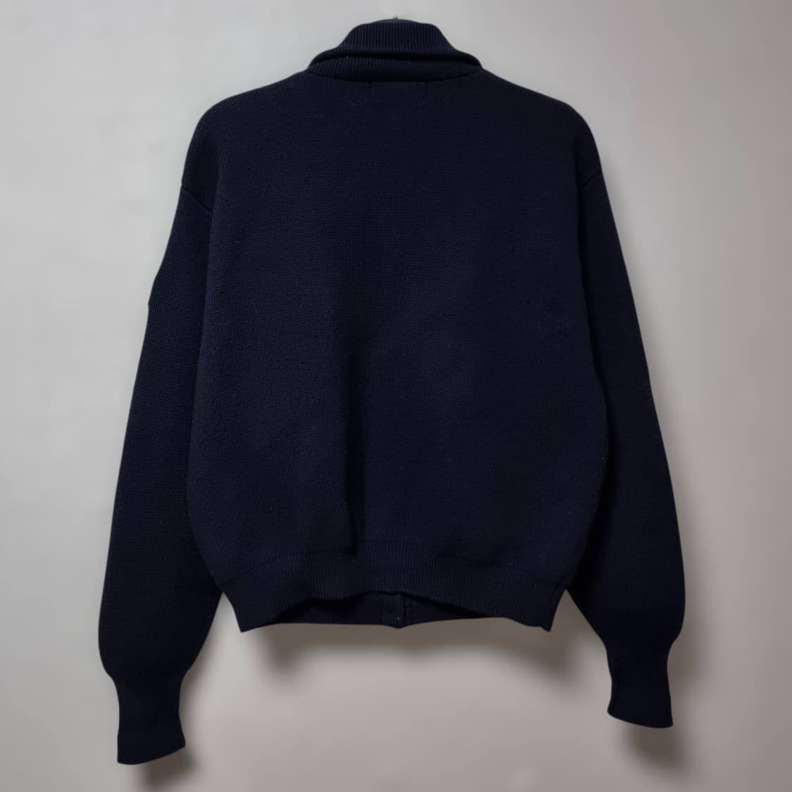 폴로 랄프로렌 금장 버튼 메리노울 니트 집업 100 상품이미지2