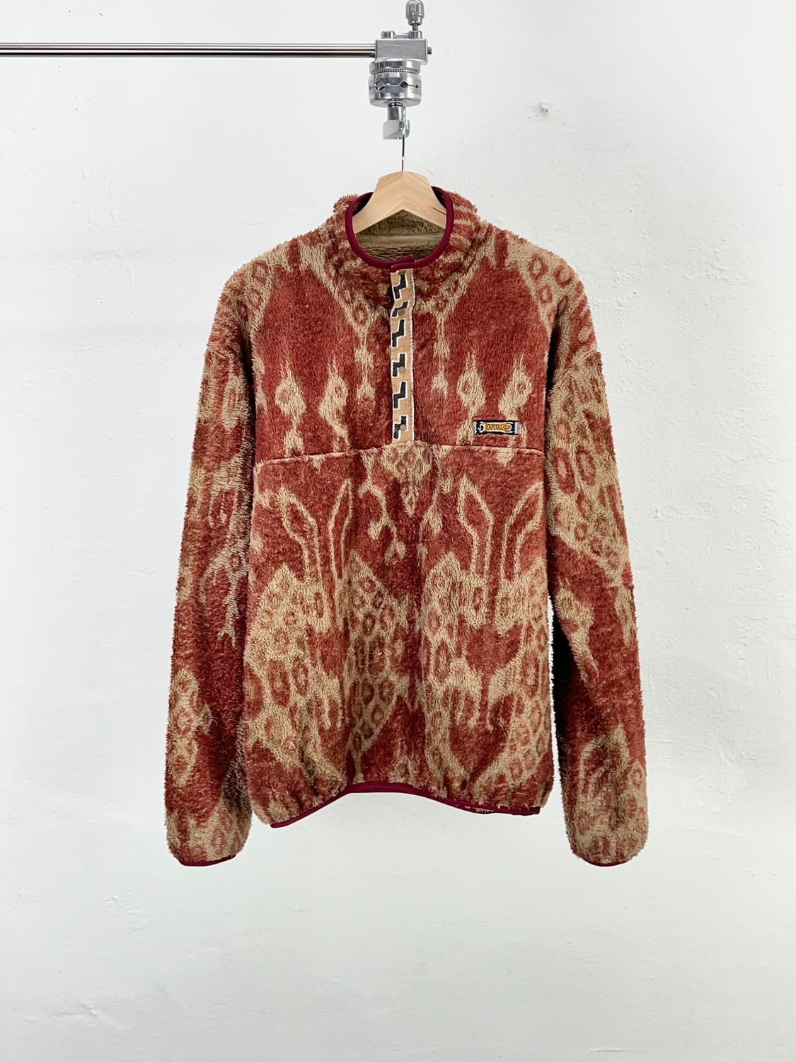 캐피탈 레드 자바 카스리 스냅-T 플리스 상품이미지1