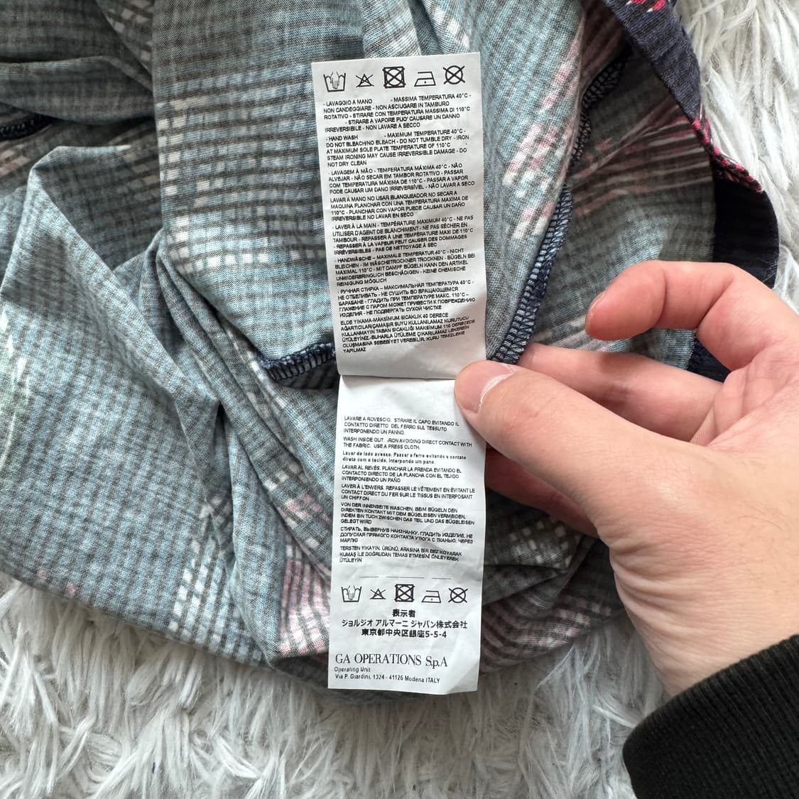 EMPORIO ARMANI 일본빈티지 반팔 엠포리오 아르마니 XL 100 상품이미지7