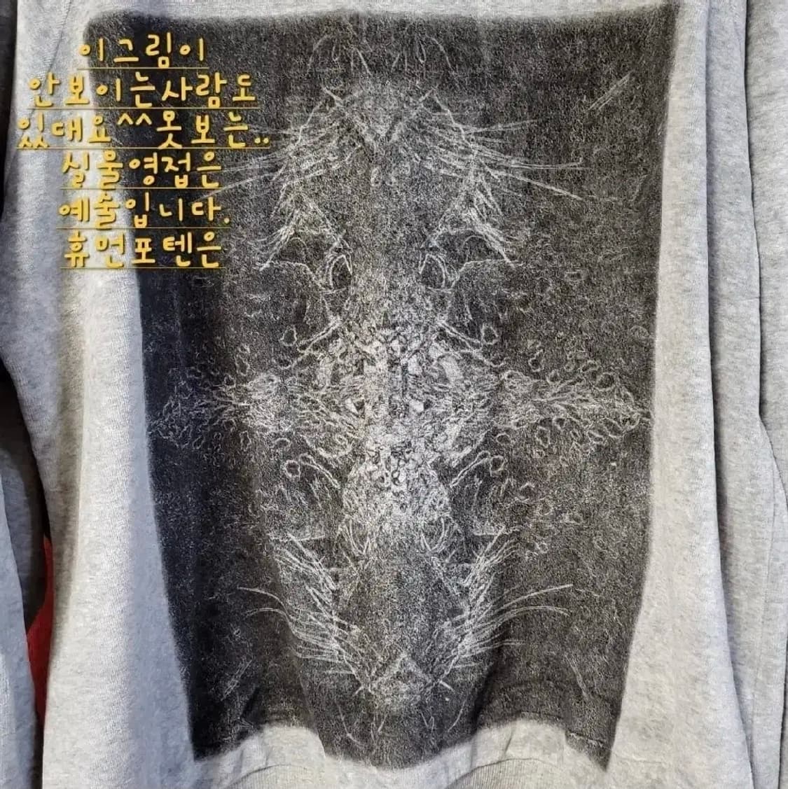 정품 한정 휴먼포텐셜 희긔 맨투맨 m 남여공용 상품이미지4