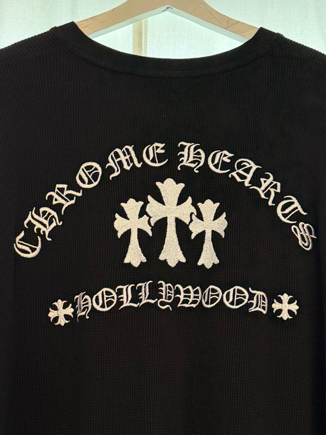 크롬하츠 세메터리 자수 와플 헨리넥 상품이미지6