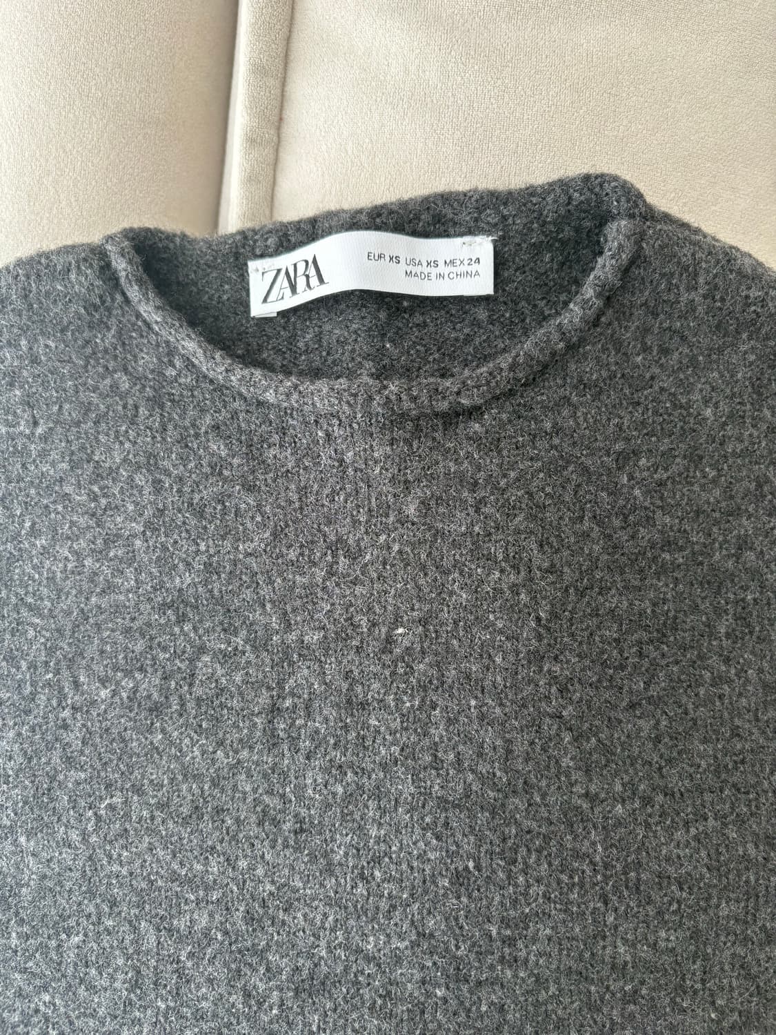 Zara 니트 미니 원피스 상품이미지4