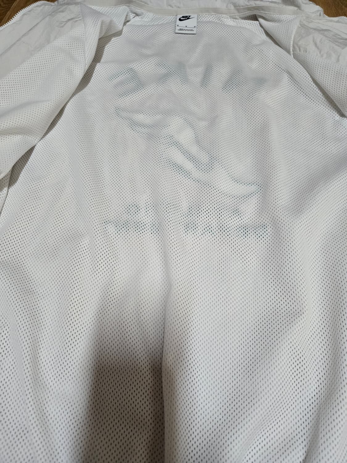 나이키 화이트 우븐 바람막이 점퍼 상품이미지7