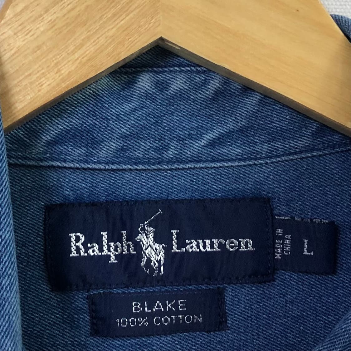 XL 폴로 데님 셔츠 상품이미지3