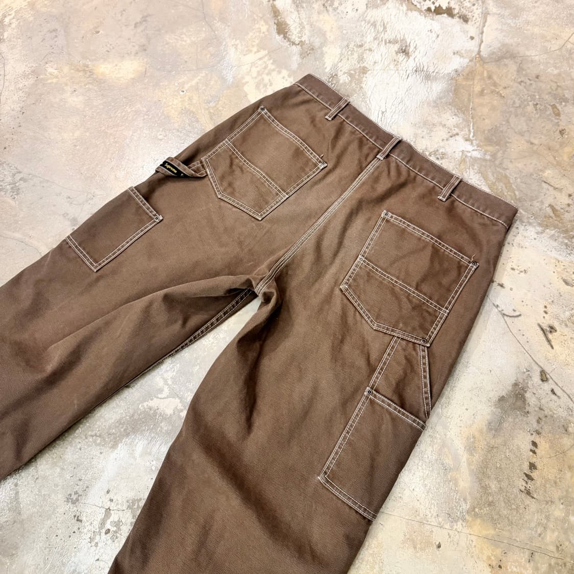 슈프림 더블니 페인터 팬츠 브라운 - 22SS 상품이미지4