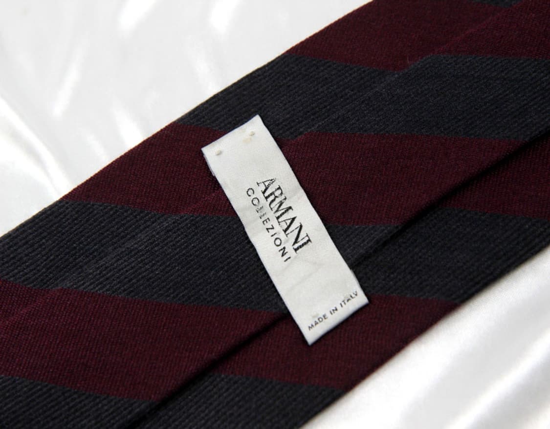 알마니 9.2cm A등급 캐시미어 남자 명품 넥타이 상품이미지3