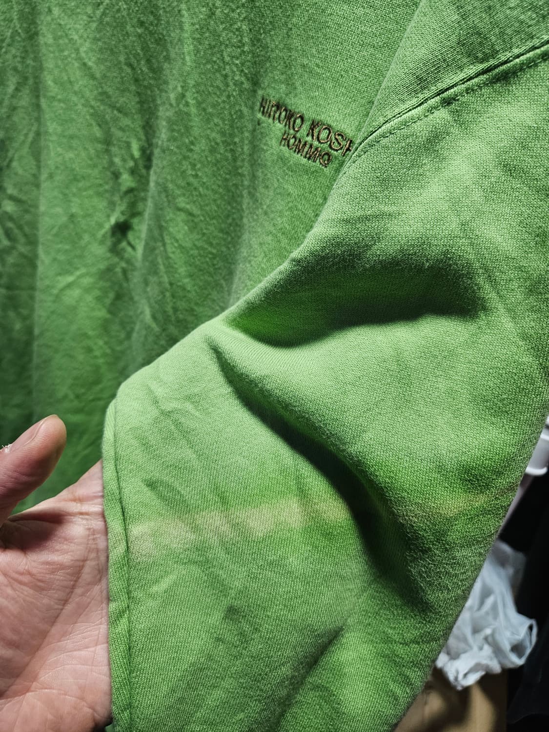 히로코코시노 자수 맨투맨 M사이즈 상품이미지5