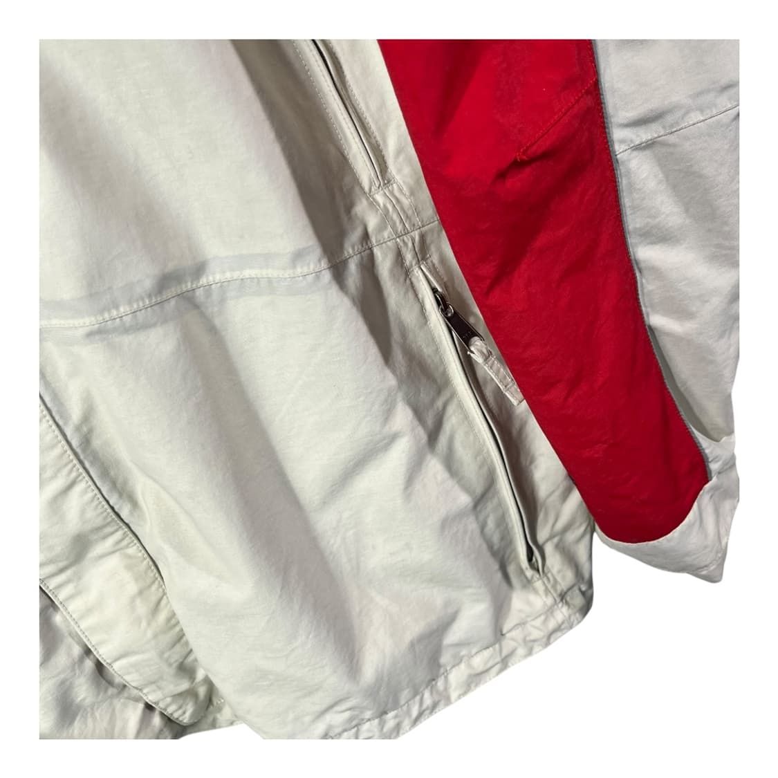 [The North Face] 노스페이스 레드 배색 바람막이 상품이미지4