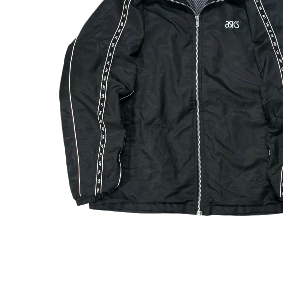 아식스 올드스쿨 사이드라인 바람막이 자켓 블랙 상품이미지3