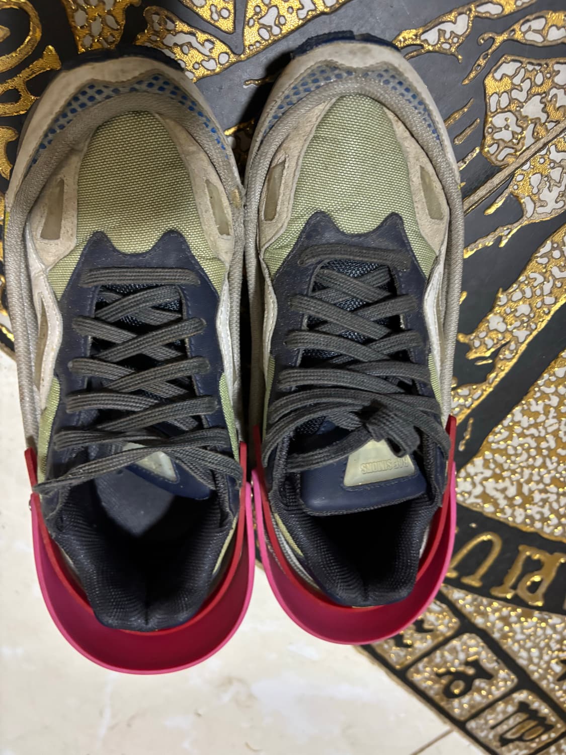 라프시몬스 아디다스 트레일 핑크캡 상품이미지1