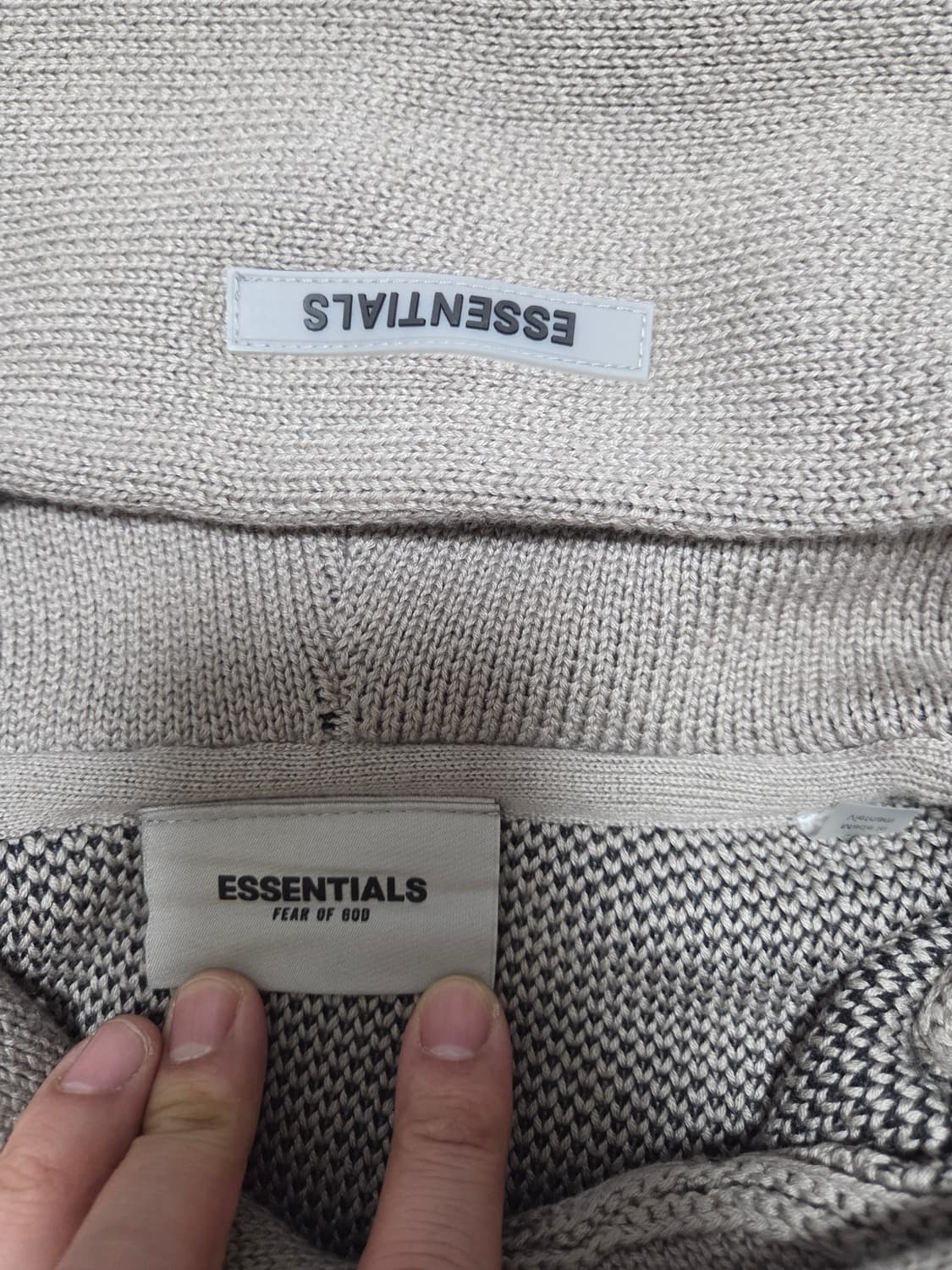 피오갓에센셜 풀오버 니트 후드티  상품이미지5