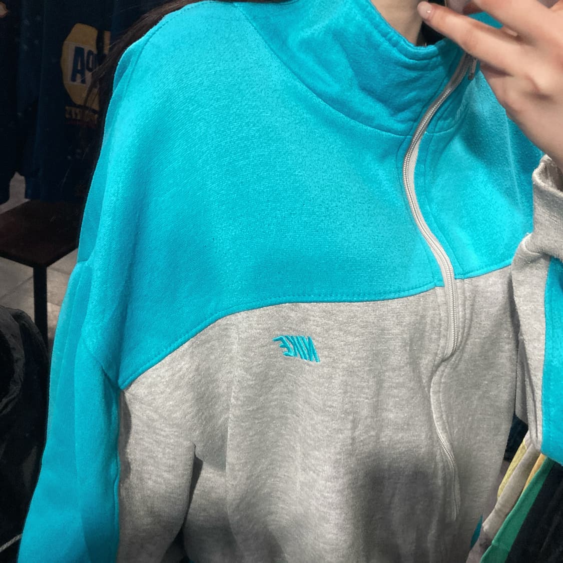 [IM] 나이키 스웻 집업 아쿠아그린 상품이미지5