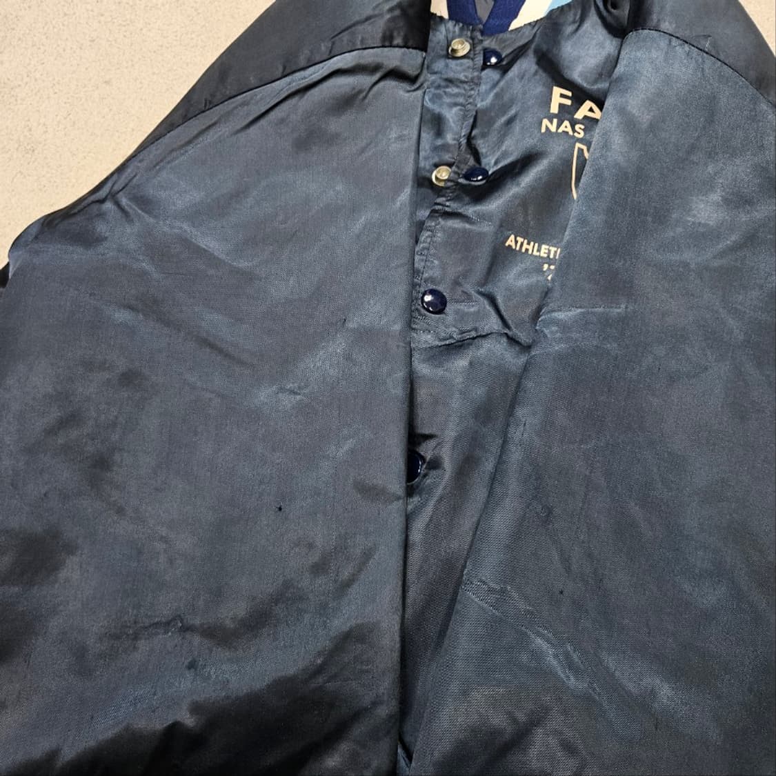 70s 스윙스터 사틴 봄버 자켓 L 상품이미지9