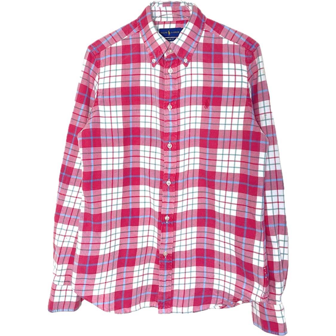 [S] 폴로 랄프로렌 여성 자수로고 플란넬 코튼 셔츠 상품이미지1