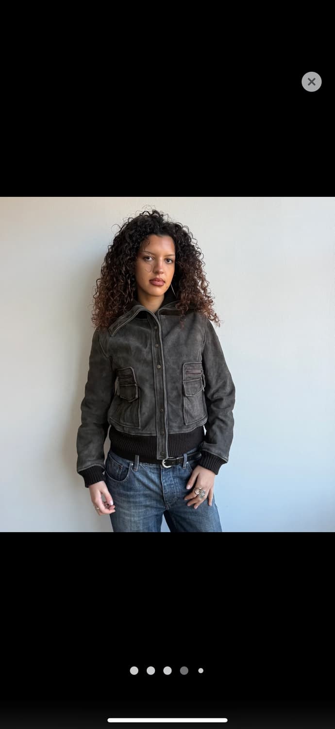 빈티지 스웨이드 자켓 상품이미지4