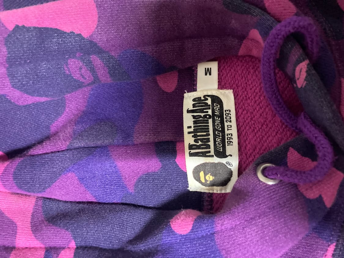 베이프 퍼플카모 m 상품이미지3