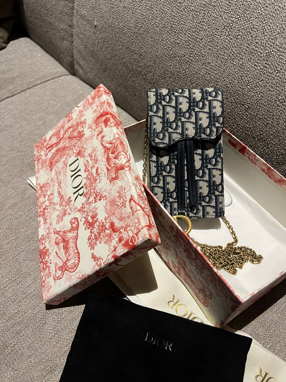 디올 오블리크 폰홀더백 상품이미지1