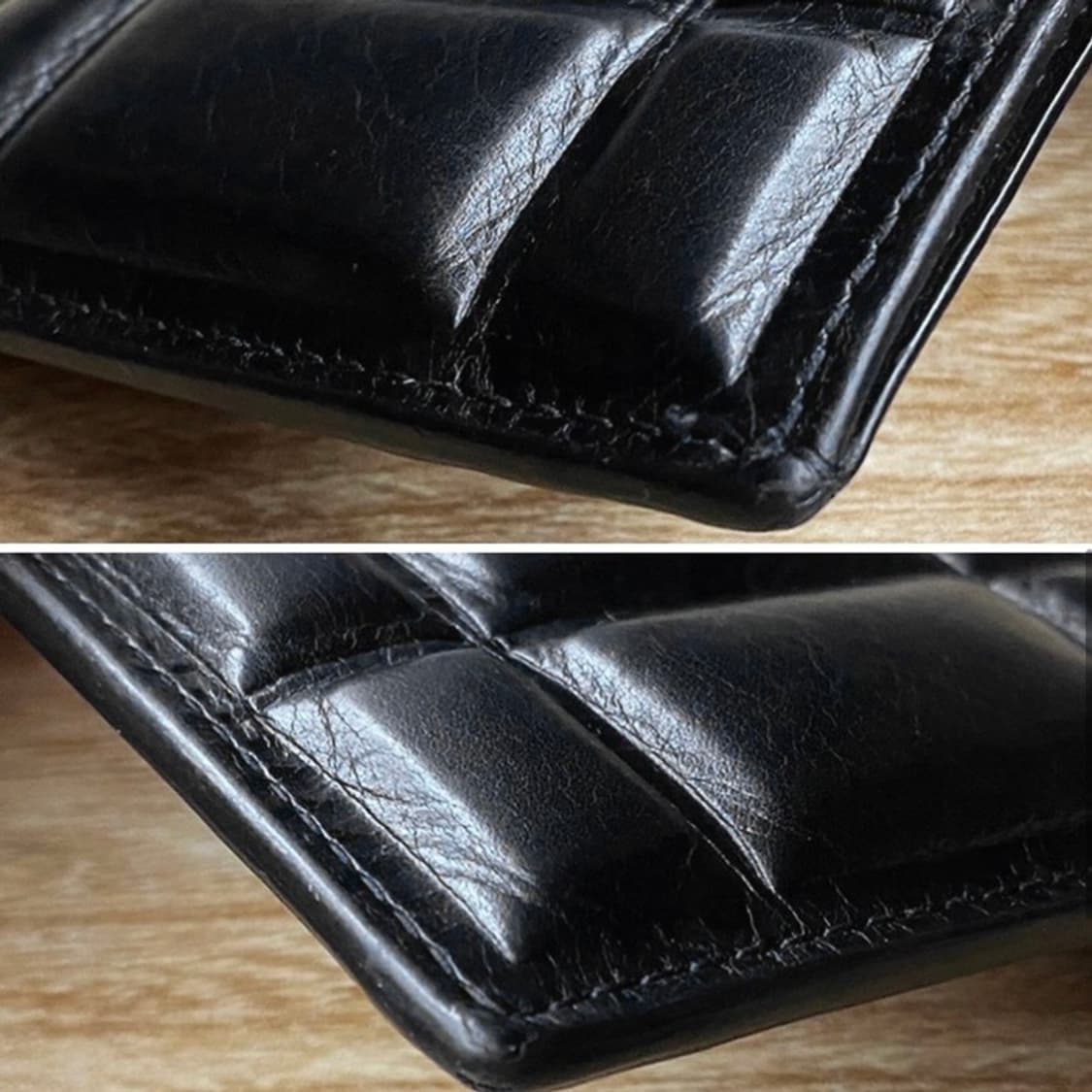 [정품] 보테가베네타 스퀘어 엠보스드 퀼티드 카드지갑 상품이미지9