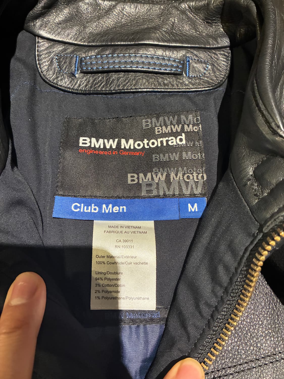 M) BMW 모토라드 라이더 가죽 자켓 상품이미지3