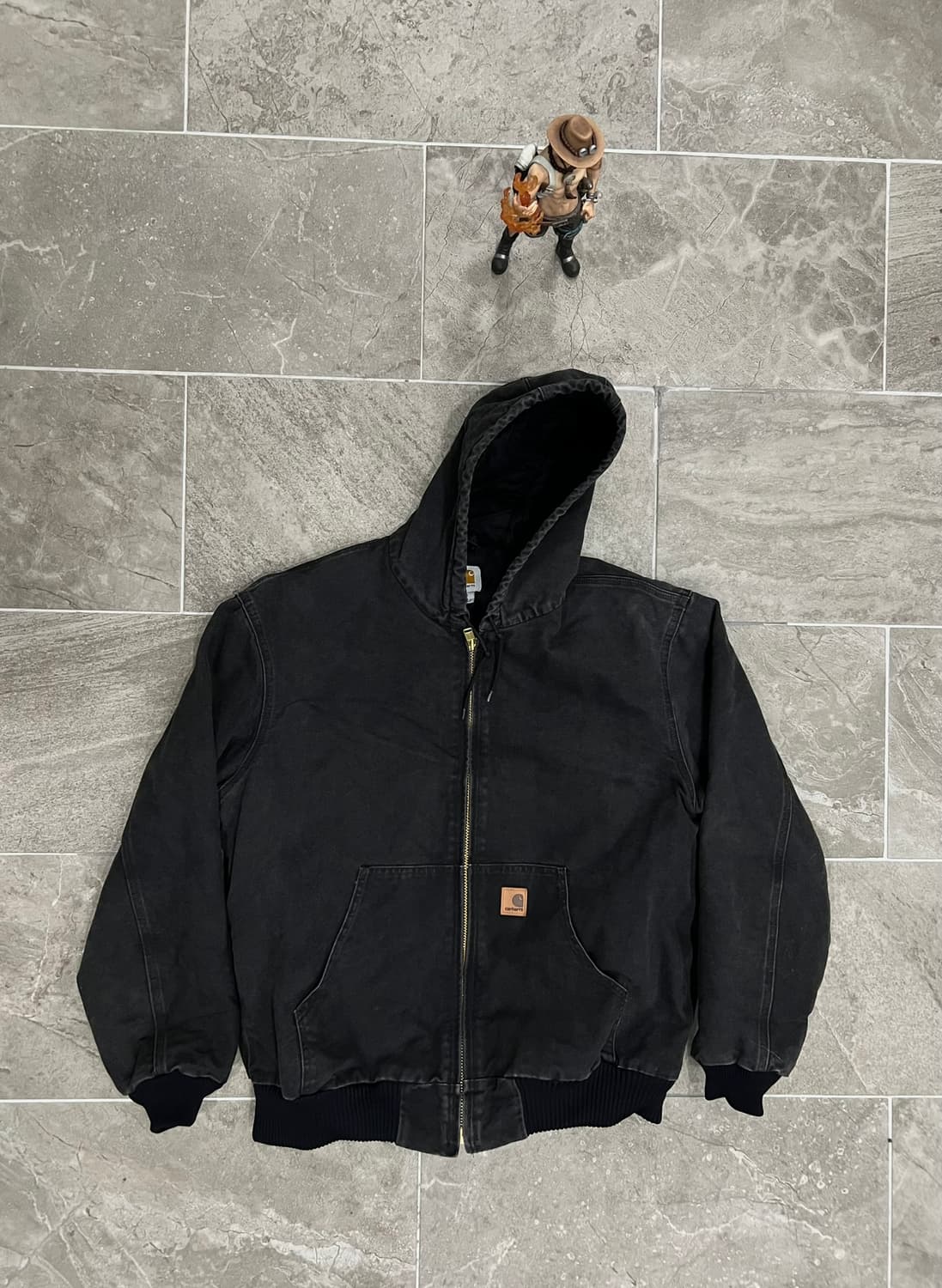 (XL) 칼하트 덕 액티브 후드자켓 J130 BLK 블랙 상품이미지1