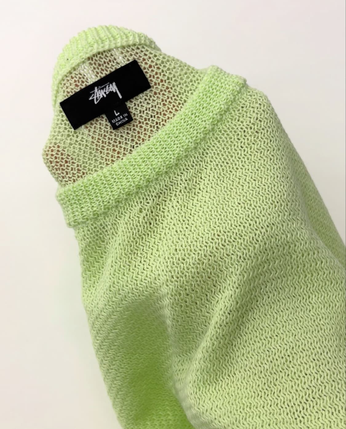 STUSSY 스투시 라이트 센서티브 그린 니트  상품이미지1