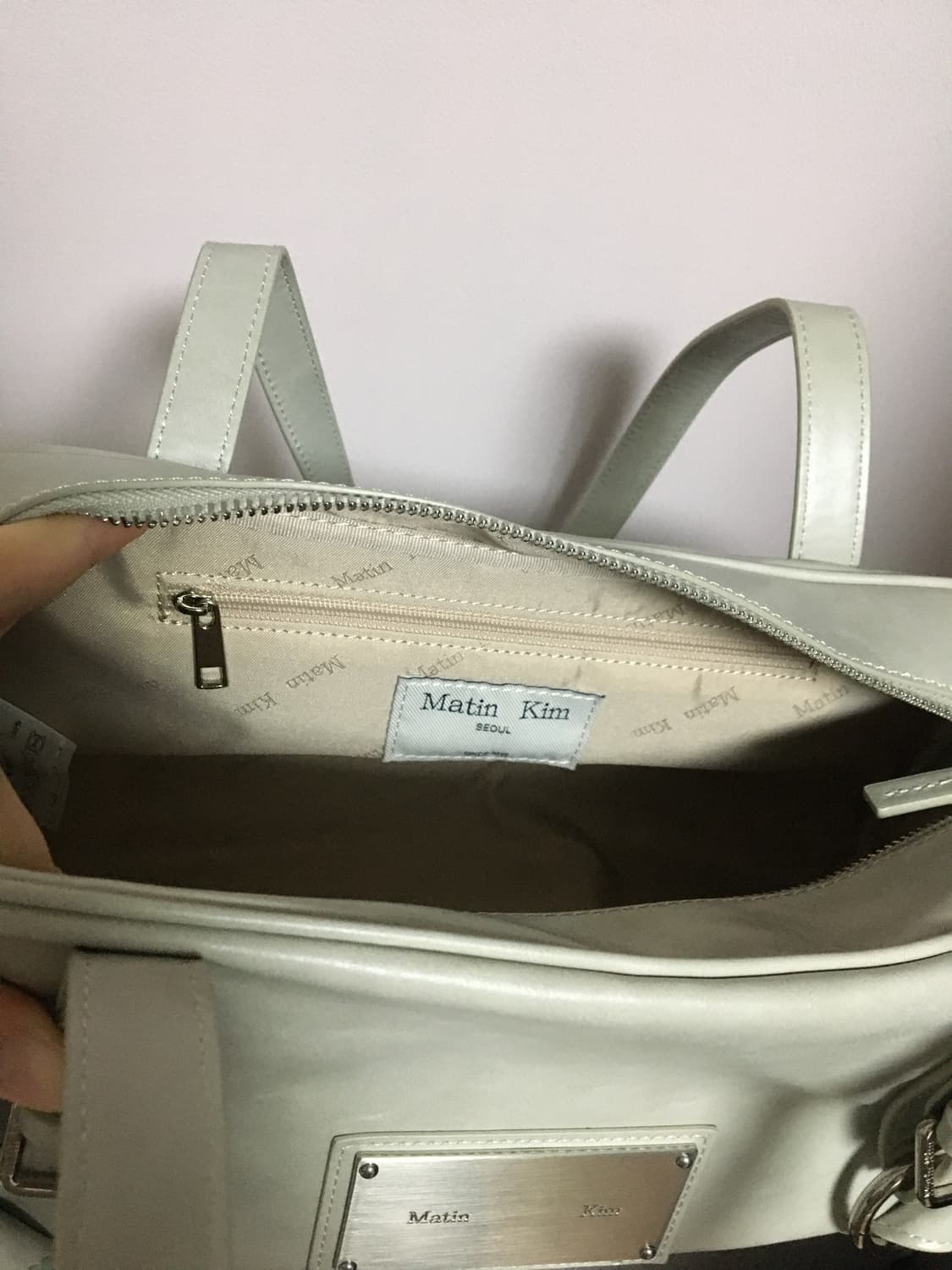 마뗑킴 바이커 디테일 숄더백 상품이미지3