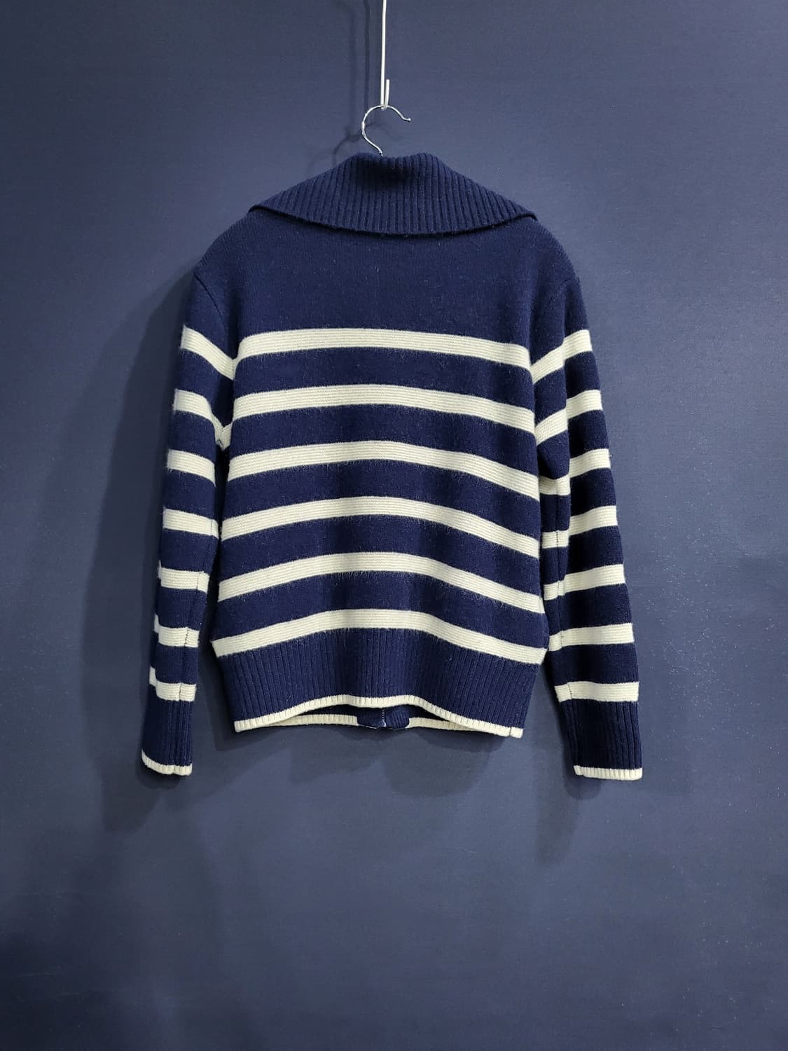 스트라이프 집업 가디건 상품이미지6