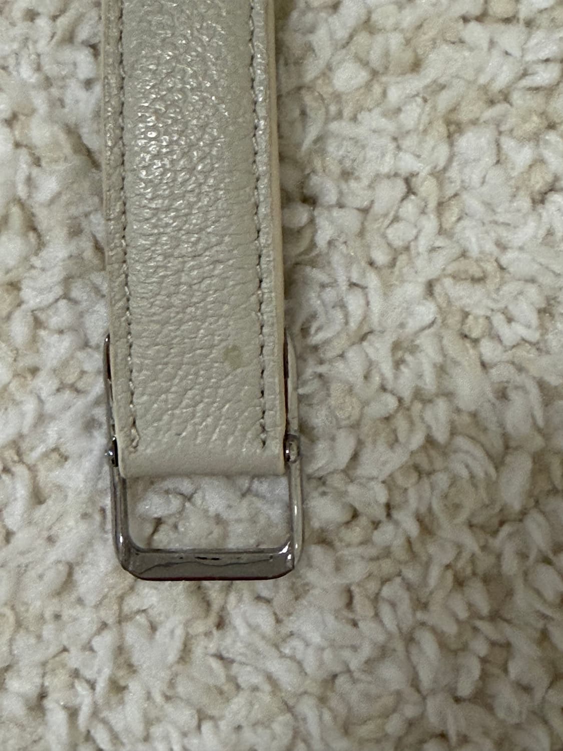 [프로퍼빌롱잉즈] 애플 워치 가죽 스트랩 (라이트 그레이 / 사이즈 1) 상품이미지8